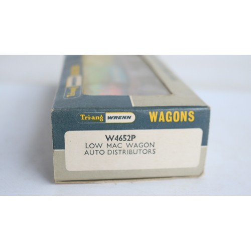333 - Collection of thirty six boxed OO gauge goods wagons from Wrenn to include rare W4652P Low Mac Auto ... 