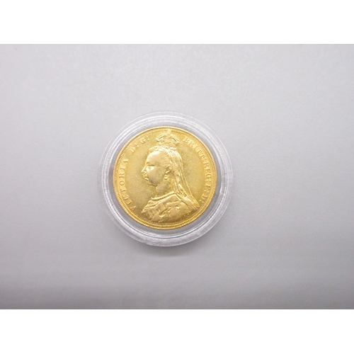 3 - The London Mint Office - The Queen Victoria Gold Sovereign of 1887, encapsulated in case with COA

B... 