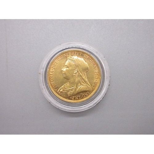 5 - The London Mint Office - The Queen Victoria 1893 Gold Sovereign, encapsulated in case with COA

Brad... 