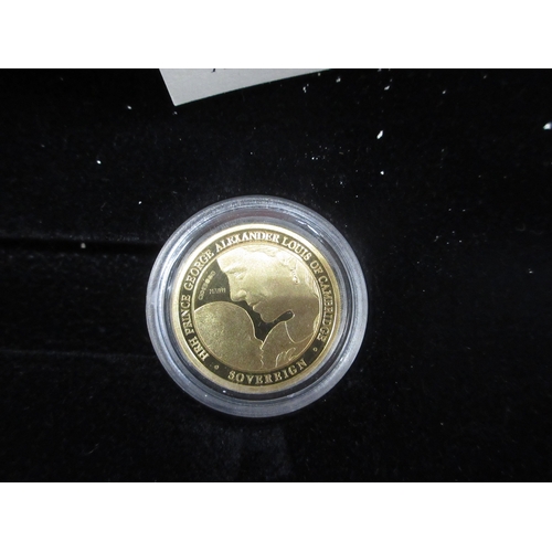 16 - The London Mint Office - 2014 Prince George Sovereign, encapsulated in case with COA

Bradley's ship... 