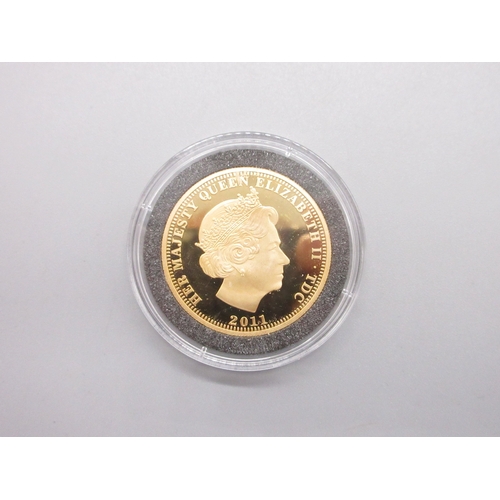 36 - The Commonwealth Mint and Philatelic Bureau Ltd - 2011 William & Catherine Double Sovereign, encapsu... 