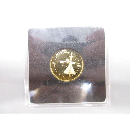 27 - Concorde The Final Farewell .585 3.1g gold coin, encapsulated with COA

Bradley's shipping £23.00 pl... 