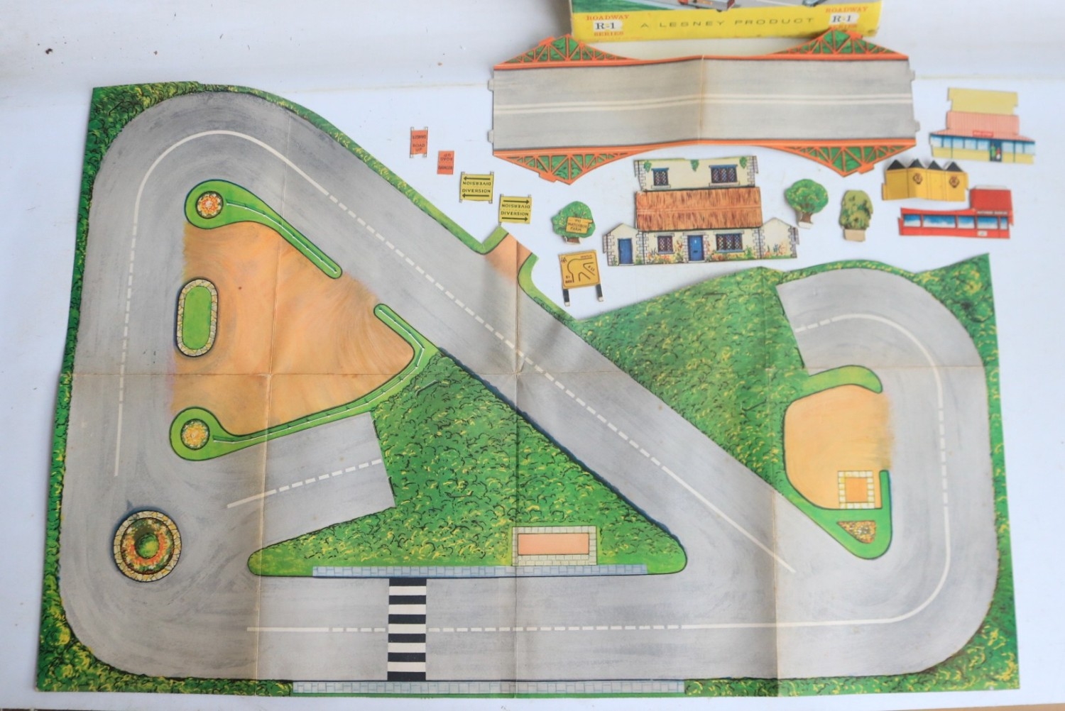 Collection of three Matchbox Roadway Series card layout sets to include ...