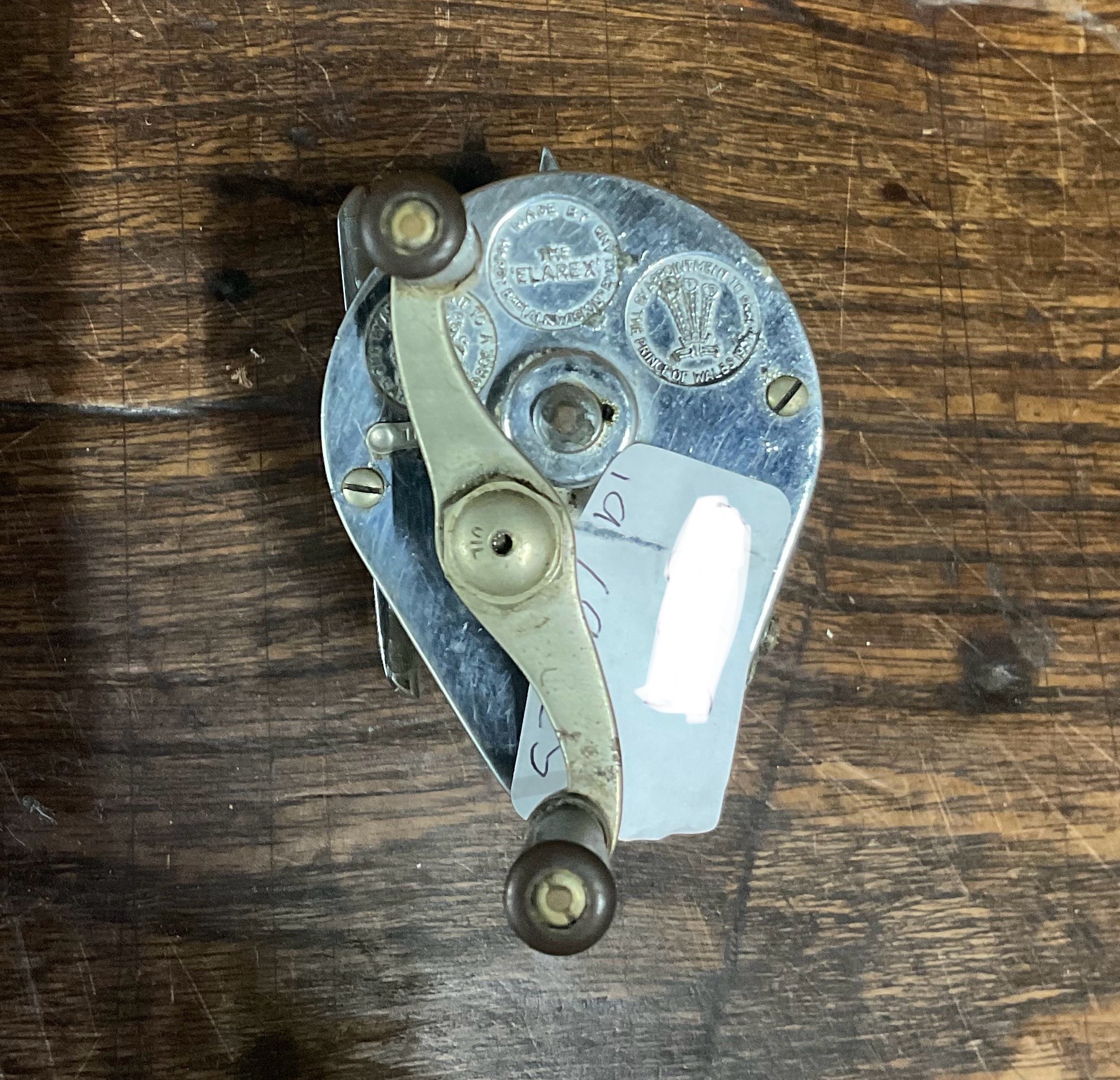 Hardy bros “The Elarex” multiplier spinning reel with twin handles with ...