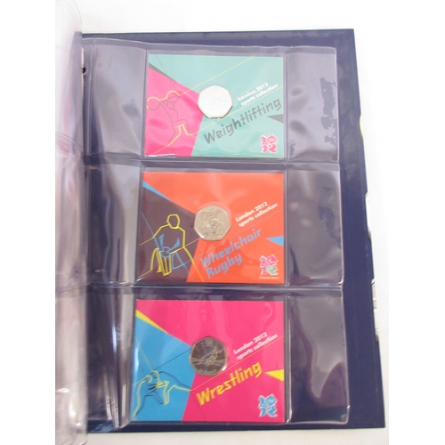 Change Checker Album cont. The Complete Olympics 50p Collection, 29 ...