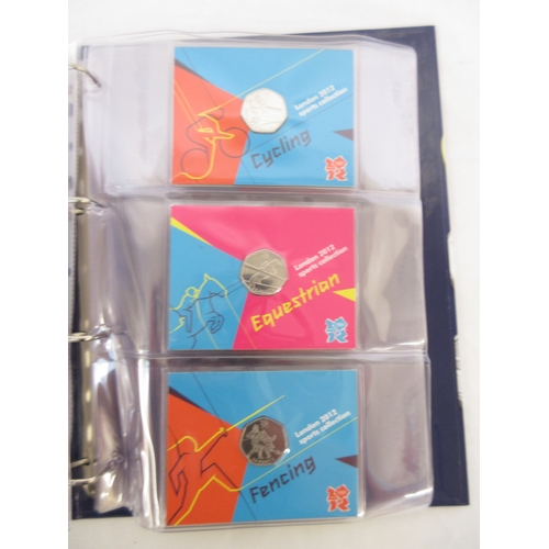 Change Checker Album cont. The Complete Olympics 50p Collection, 29 ...