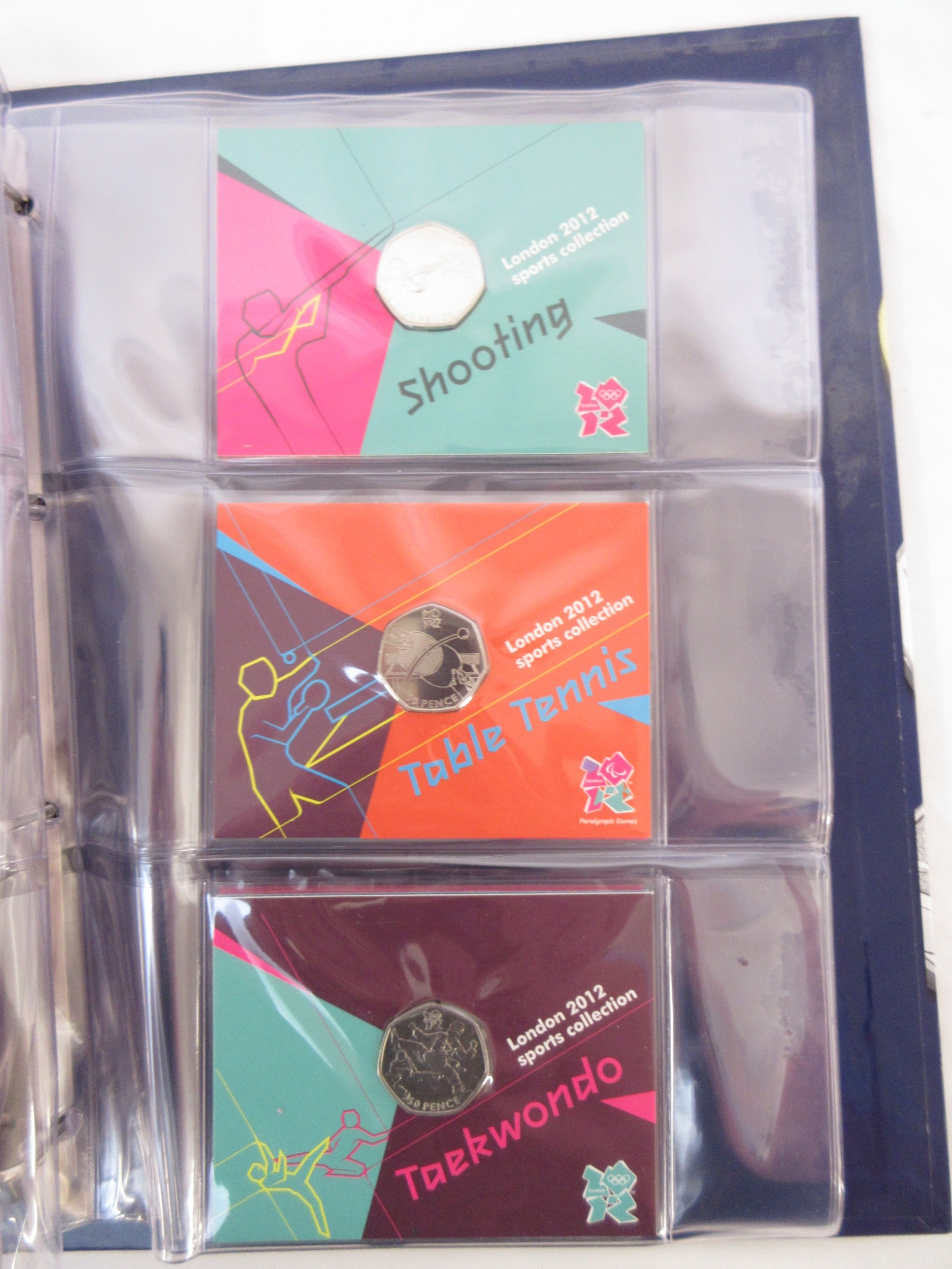 Change Checker Album cont. The Complete Olympics 50p Collection, 29 ...