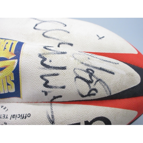 Multi-Signed Bradford Bulls Size 5 Rugby Ball Shipping £33.00 plus vat ...