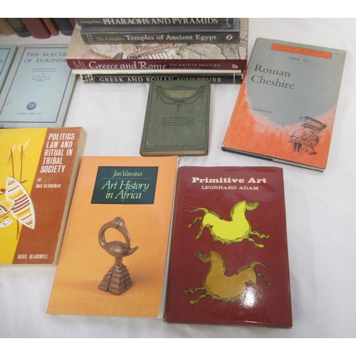 Collection of books covering Ancient Rome, Greece and Egypt , with ...