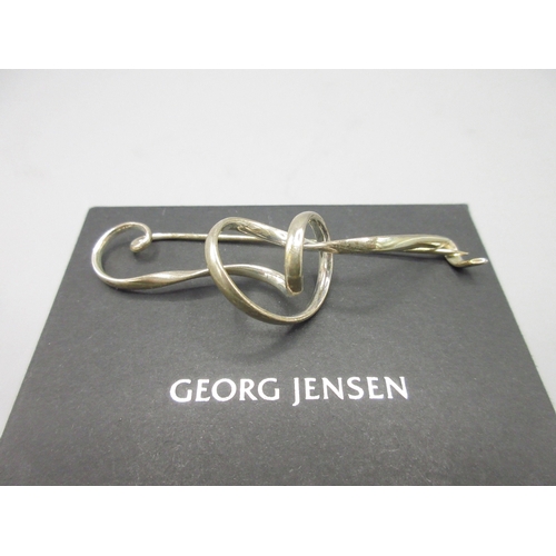174 - Viviana Torun Bulow-Hube for Georg Jensen, silver 'Forget Me Not' brooch, 7.5cm
Bradley's Shipping £... 