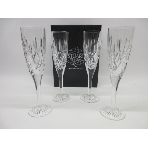 Selection of Stuart fine clear cut crystal tableware in discontinued ...