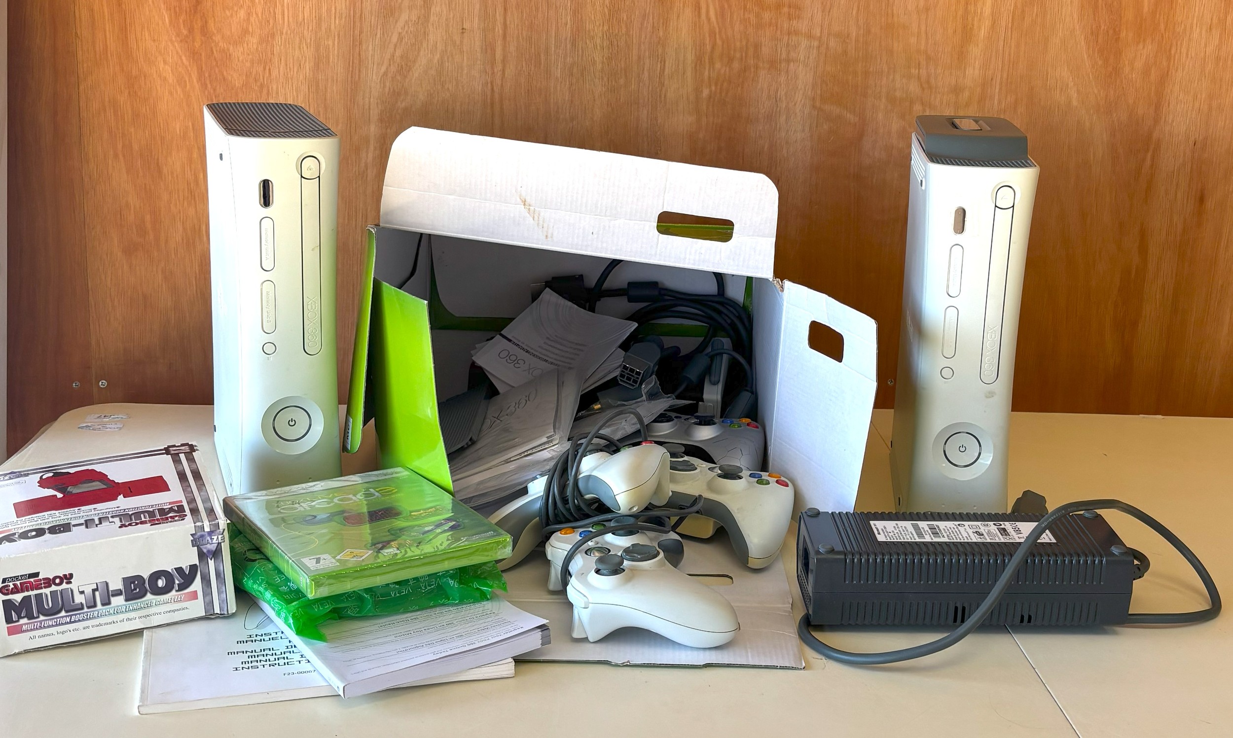 XBOX 360 Arcade games console, boxed with original XBOX Live arcade ...