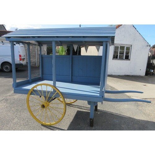 1436 - THE PROCEEDS OF THIS LOT WILL BE DONATED TO YORKSHIRE AIR AMBULANCE - Farm produce hand cart, with p... 