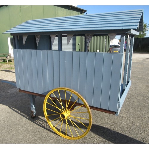 1436 - THE PROCEEDS OF THIS LOT WILL BE DONATED TO YORKSHIRE AIR AMBULANCE - Farm produce hand cart, with p... 