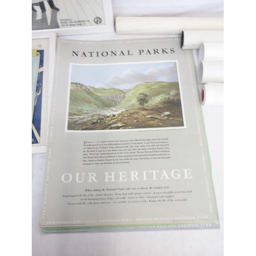 418 - Framed Rock & Roll Music Recorded by the Beatles front cover, framed Here Comes the Sun movie advert... 