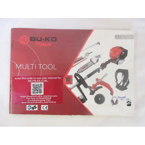 BU-KO 52cc Long Reach Petrol Multi Functional Garden Tool, with ...