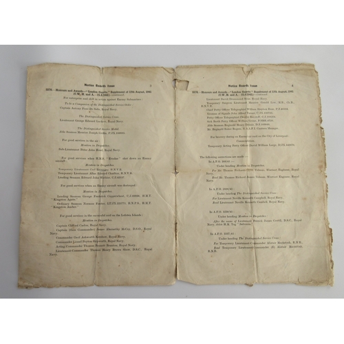 1 - Collection of Medals To D/J 108547 John William Henry Scarborough RN, who's Naval career began in Oc... 