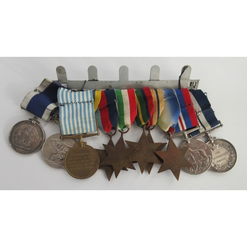 1 - Collection of Medals To D/J 108547 John William Henry Scarborough RN, who's Naval career began in Oc... 