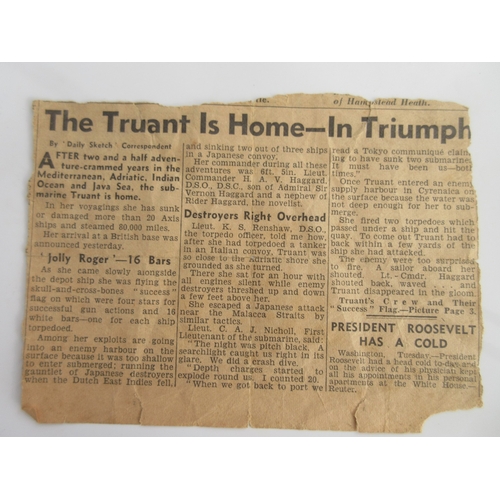 1 - Collection of Medals To D/J 108547 John William Henry Scarborough RN, who's Naval career began in Oc... 