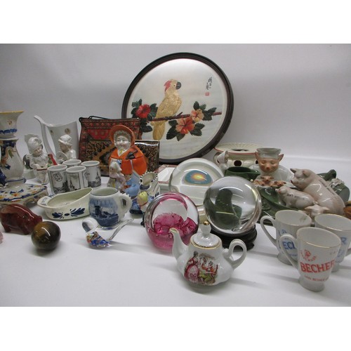 Collection of European ceramics, glassware, gemstone & decorative ...