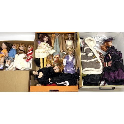 Collection of modern Tonner and Tonner Effanbee dolls and accessories ...