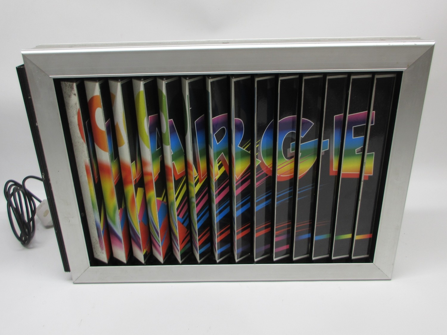 Electric rotating display sign, advertisement example by manufacturer ...
