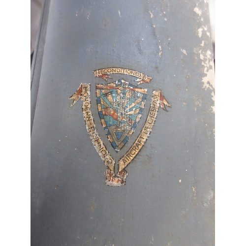 136 - Two bladed laminated propellor, stamp marks including reg No Z40702, Hermes, Gipsy M (probably Moth)... 