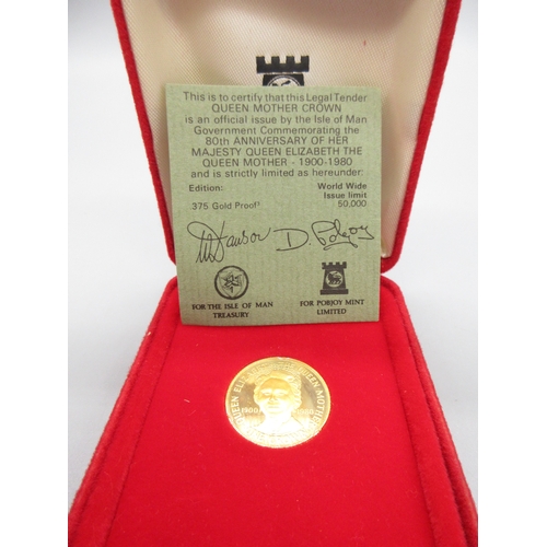 35 - Pobjoy Mint - 80th Anniversary of Her Majesty Queen Elizabeth the Queen Mother 1900-1980 .375 Gold P... 