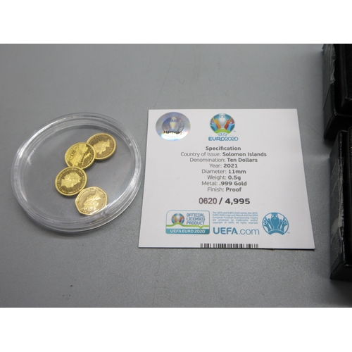 36 - The Bradford Exchange Bletchley Park Home of the Codebreakers 7 coin set comprising a 9ct 2.75g coin... 