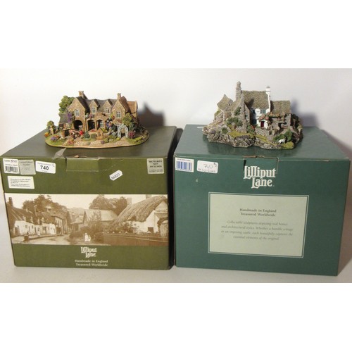 Two boxed Lilliput Lane Cottages, Tinwell Forge L2653, limited