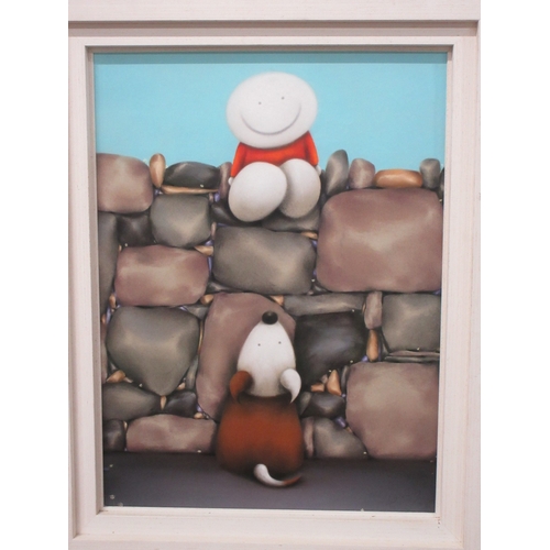 Doug Hyde (British b. 1972); 'Coming Up?', oil pastel on paper, signed verso, 101cm x 75cm, with photograph of the artist and personalised inscription on separate sheet - ARR will be payable on this lot

Bradleys Shipping POA https://www.bradleys.ltd/quotation-request-form