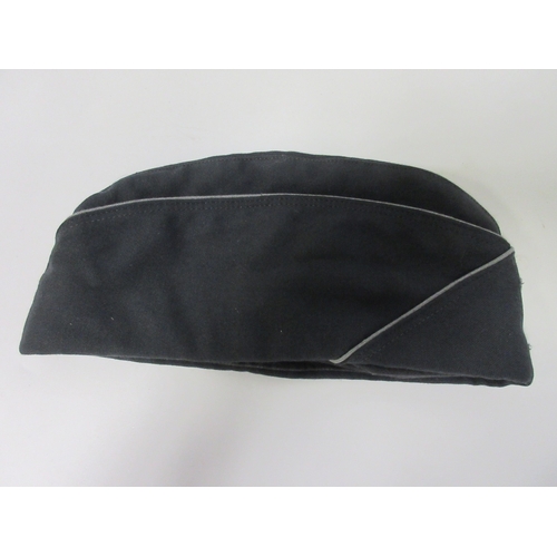210 - Two British Army Field Service caps, USAF Garrison cap, German forage cap, Italian cotton peak cap(1... 