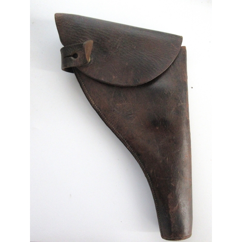 149 - Collection of leather items to include Horse leathers, Two leather holsters one French one British, ... 