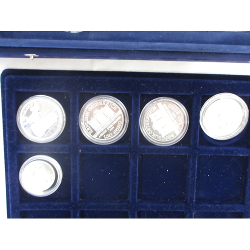 200 - Large collection of Silver proof, silver content and other Proof coins (89) all encapsulated, 9 with... 