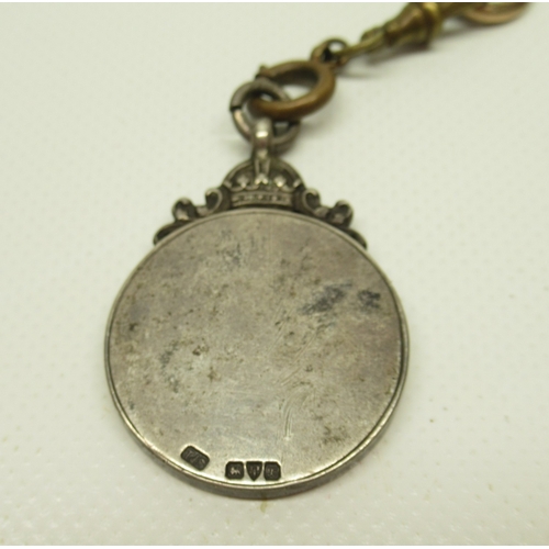 423 - H. Samuel Manchester, silver key wound pocket watch, signed white enamel Roman dial with subsidiary ... 