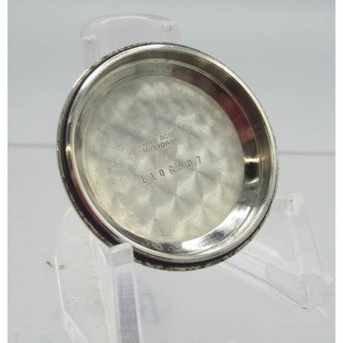 426 - Record Watch Co., Datofix gold plated automatic wristwatch with date, signed silver sector dial with... 