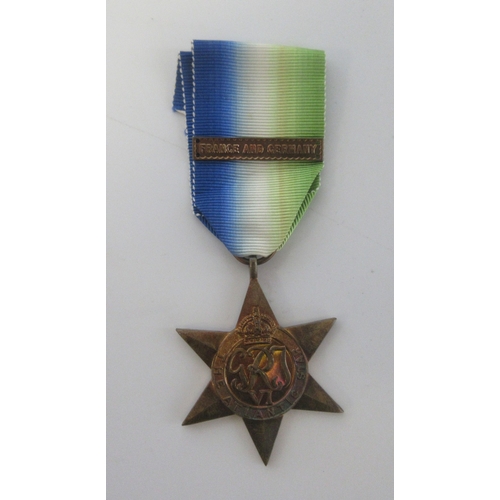 17 - 1939-1945 War Medal, The Defence Medal, 1939-1945 Star, and The Atlantic Star with France and German... 