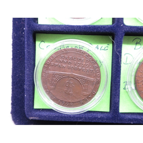 305 - Collection of encapsulated Bank Tokens to inc. 1811 Birmingham Workhouse Silver Shilling token, 1812... 