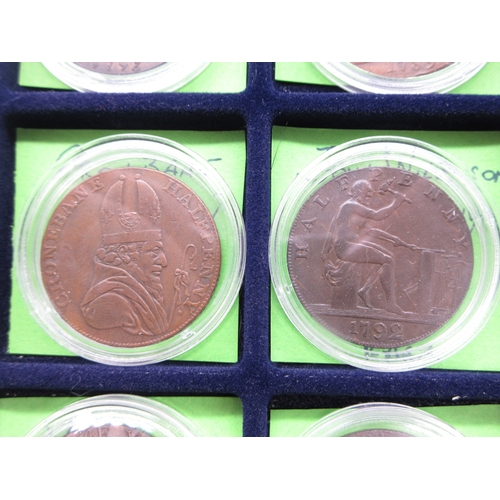 305 - Collection of encapsulated Bank Tokens to inc. 1811 Birmingham Workhouse Silver Shilling token, 1812... 