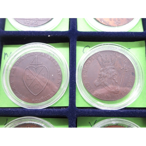 305 - Collection of encapsulated Bank Tokens to inc. 1811 Birmingham Workhouse Silver Shilling token, 1812... 