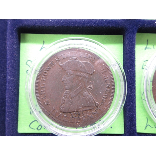 305 - Collection of encapsulated Bank Tokens to inc. 1811 Birmingham Workhouse Silver Shilling token, 1812... 