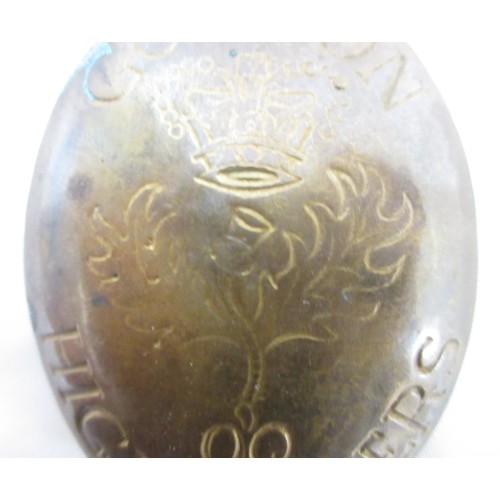 151 - Gordan Highlander's '92' Cross Belt Plate, with twin plugs and pin

Bradleys shipping £28.00 plus va... 
