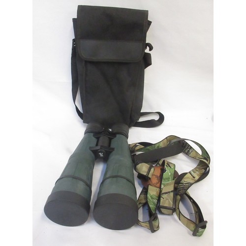 145 - Three cased pairs of binoculars (optics clear on each) by various manufacturers incl. Inpro and HCS ... 