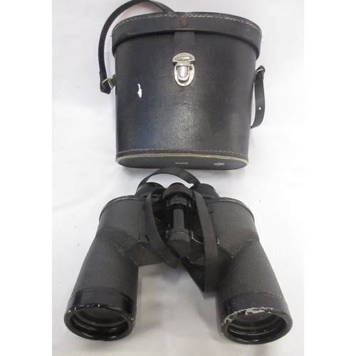 145 - Three cased pairs of binoculars (optics clear on each) by various manufacturers incl. Inpro and HCS ... 