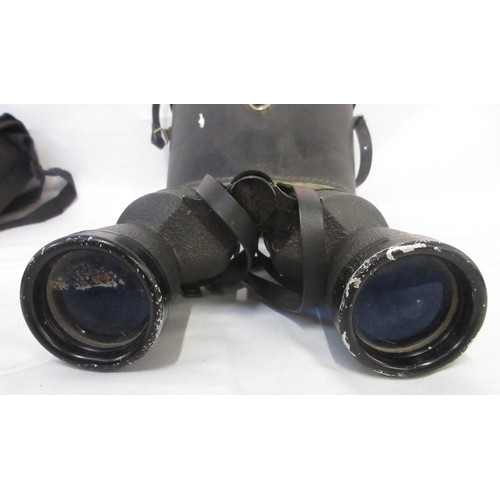 145 - Three cased pairs of binoculars (optics clear on each) by various manufacturers incl. Inpro and HCS ... 