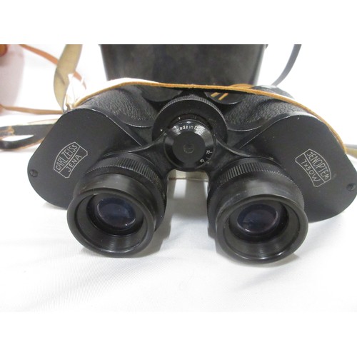 146 - Three pairs of binoculars by various manufacturers incl. Hunter 7x50, Zuiho O.I.C 10x50 (protective ... 