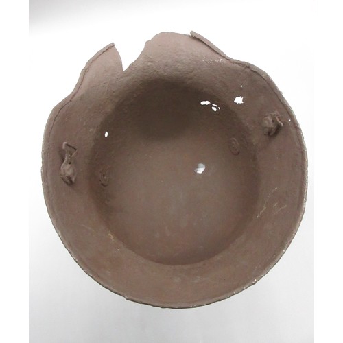 199 - German decal helmet, lacking inner lining and strap, possibly repainted AF

Bradleys shipping £38.00... 