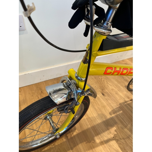 Yellow Raleigh Chopper bicycle, modern Bradleys shipping POA https ...