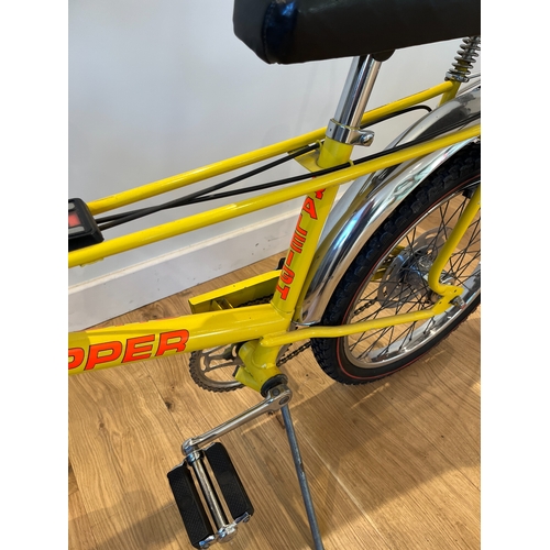 Yellow Raleigh Chopper bicycle, modern Bradleys shipping POA https ...
