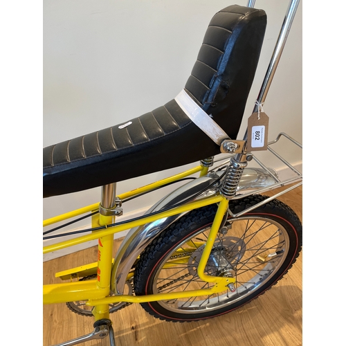 Yellow Raleigh Chopper bicycle, modern Bradleys shipping POA https ...